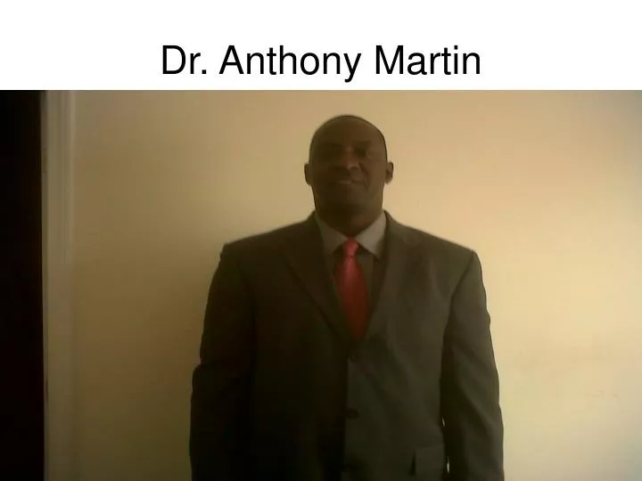 dr anthony martin