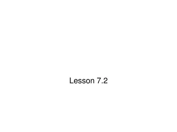 lesson 7 2