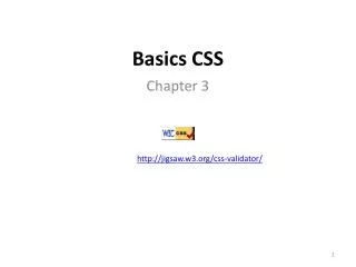 Basics CSS