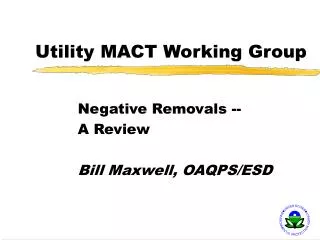 Utility MACT Working Group