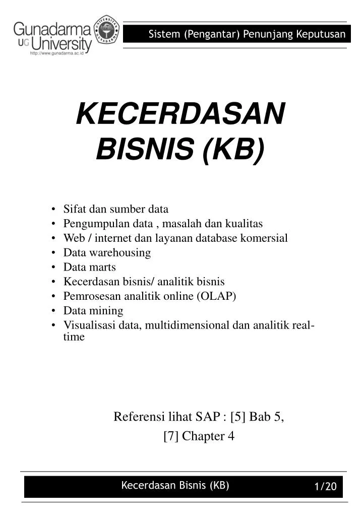 kecerdasan bisnis kb