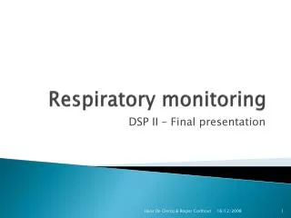 Respiratory monitoring