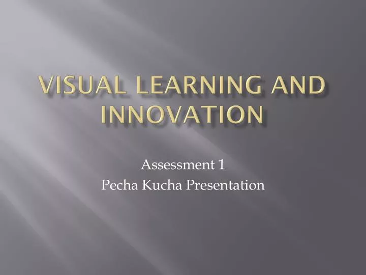 visual learning and innovation