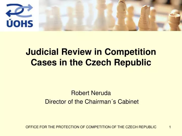 judicial review in competition cases in the czech republic