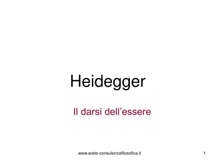 heidegger