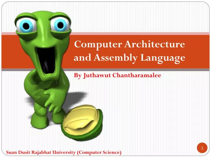 computer architecture and assembly language