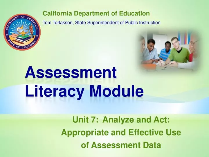 assessment literacy module