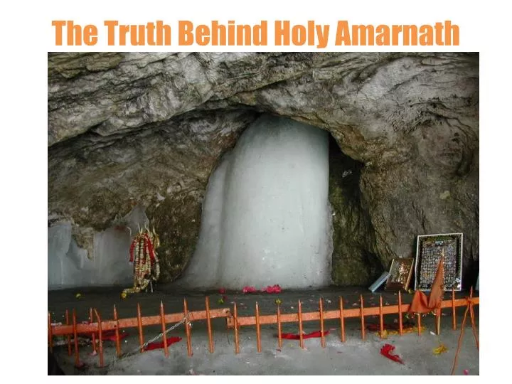 the truth b ehind holy amarnath