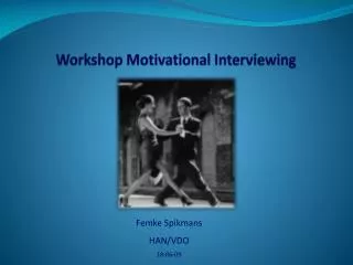 workshop motivational interviewing