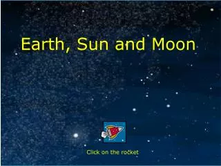 Earth, Sun and Moon