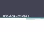RESEARCH METHODS 2 - slide 1