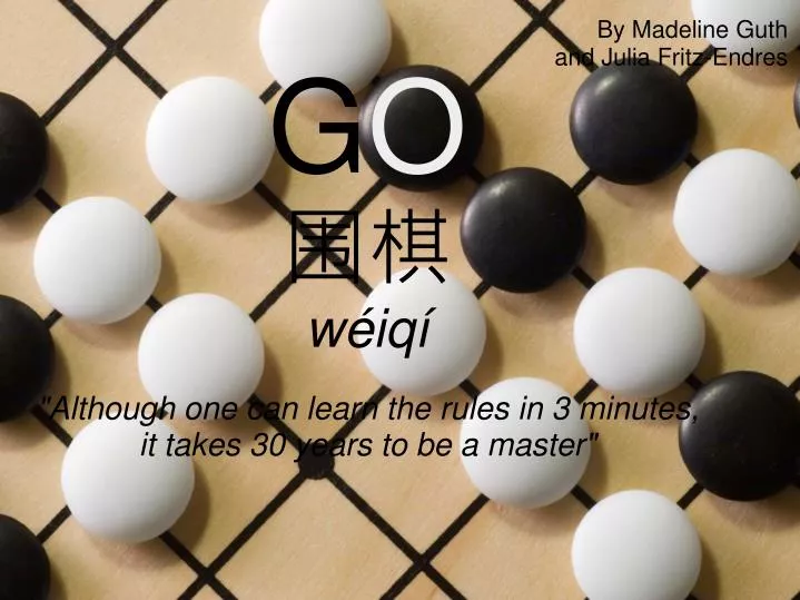 g o w iq although one can learn the rules in 3 minutes it takes 30 years to be a master