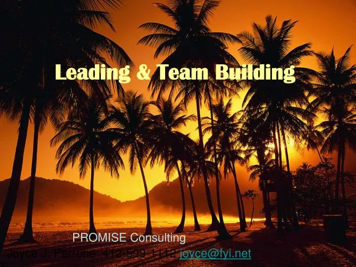 leading team building