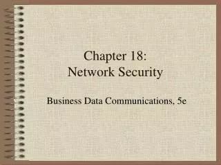 chapter 18 network security
