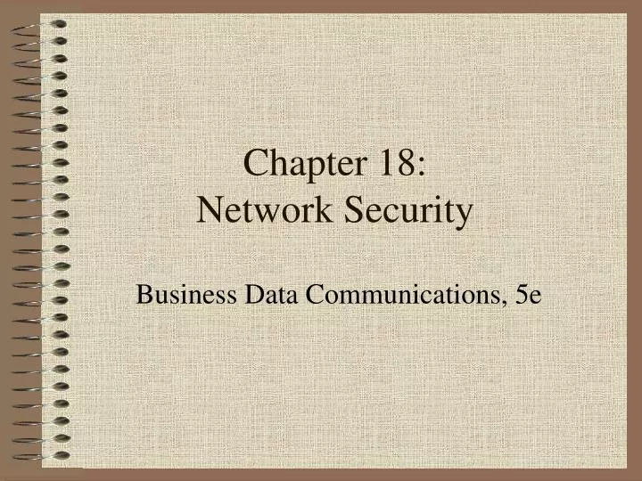 chapter 18 network security