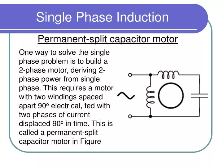 single phase induction