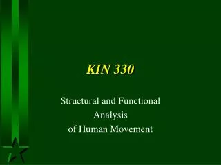 KIN 330