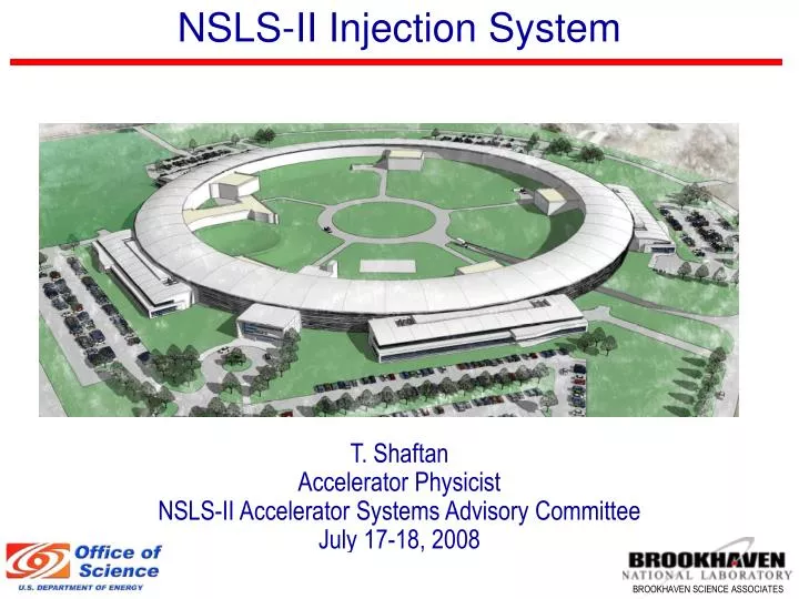 nsls ii injection system