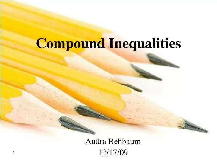 compound inequalities