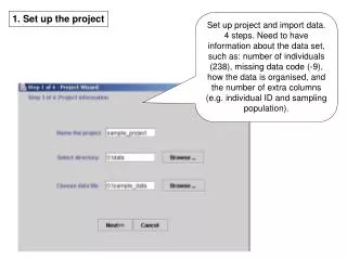 1. Set up the project