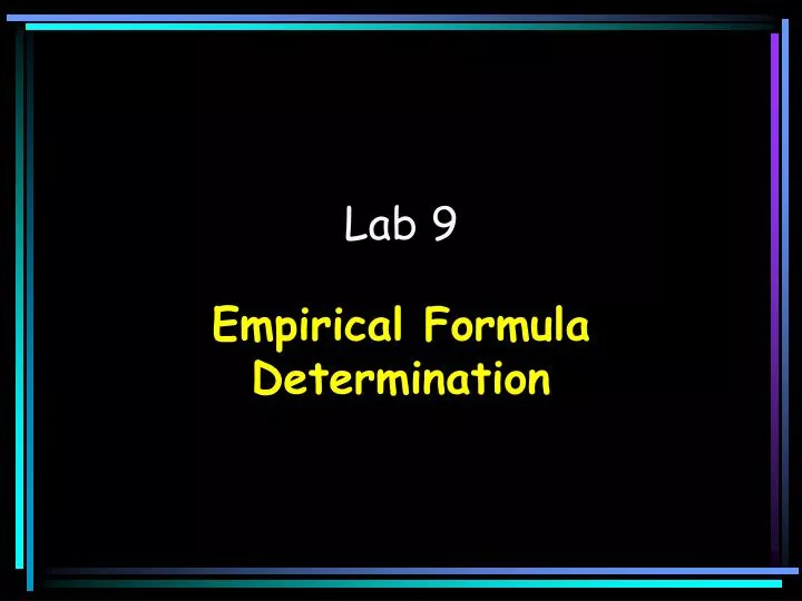 lab 9