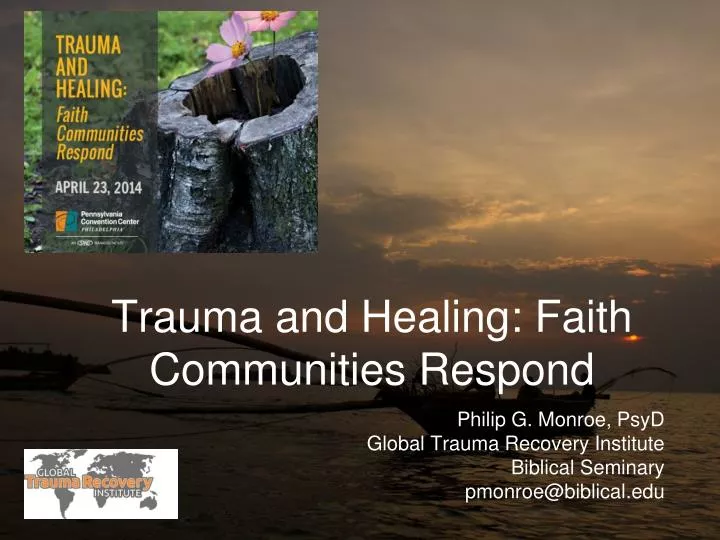 trauma and healing faith communities respond