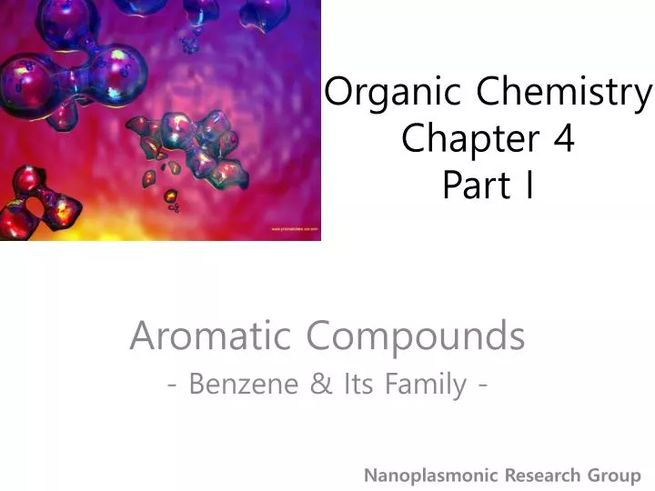 organic chemistry chapter 4 part i