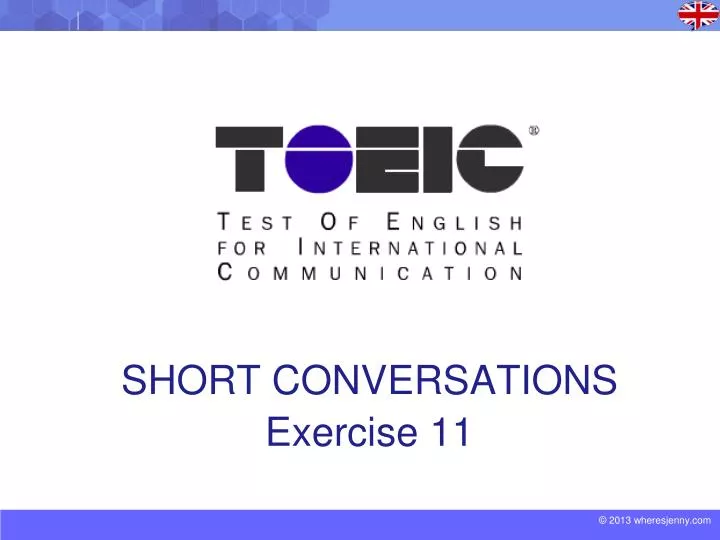 short conversations exercise 11