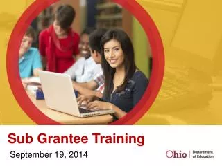 Sub Grantee Training