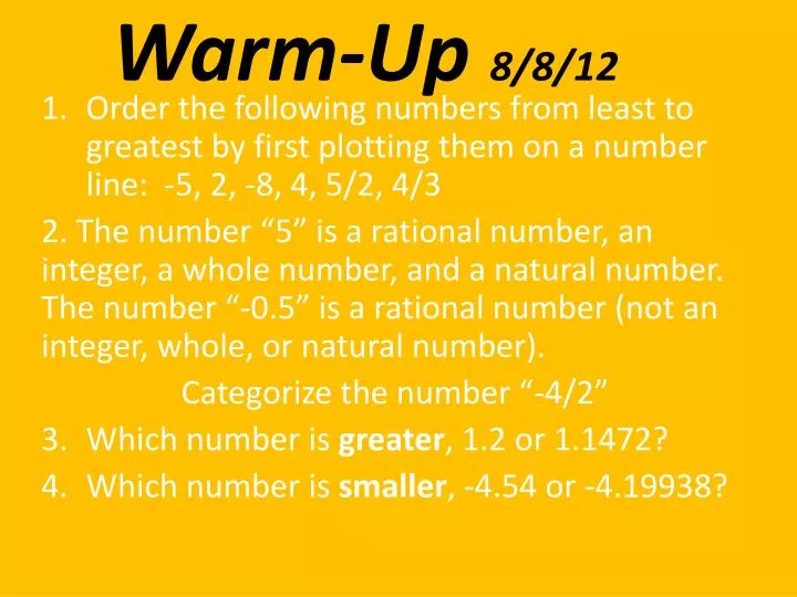 warm up 8 8 12