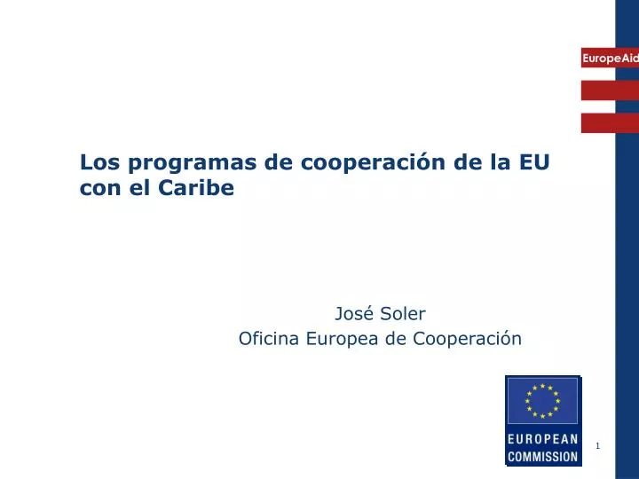 los programas de cooperaci n de la eu con el caribe