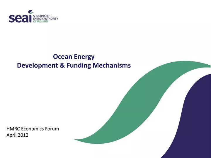 ocean energy development funding mechanisms