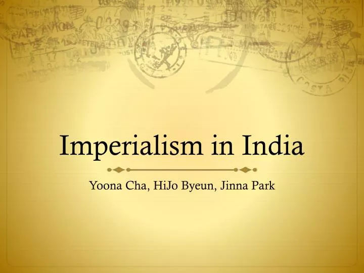 imperialism in india