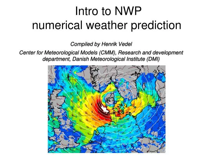 intro to nwp numerical weather prediction