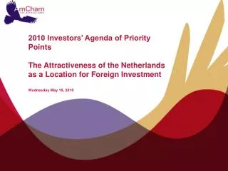 AmCham Investment Attractiveness Survey