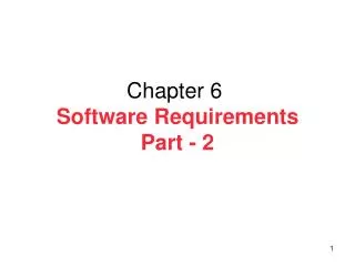 chapter 6 software requirements part 2