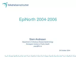 EpiNorth 2004-2006