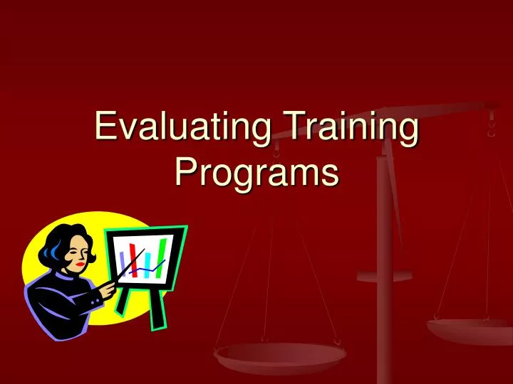 evaluating training programs