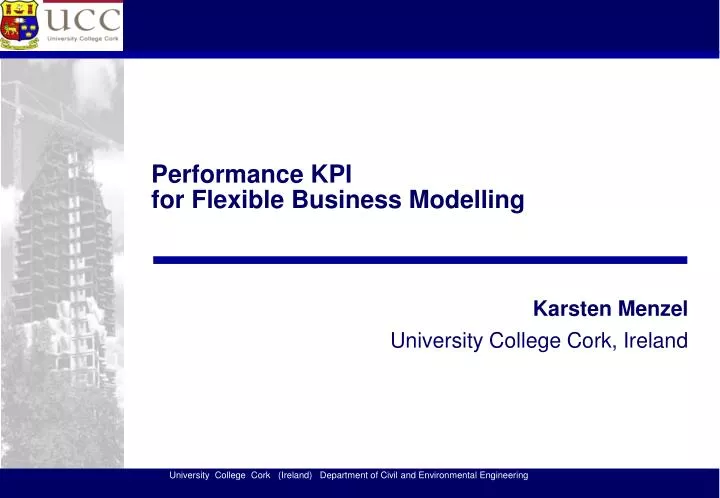 performance kpi for flexible business modelling