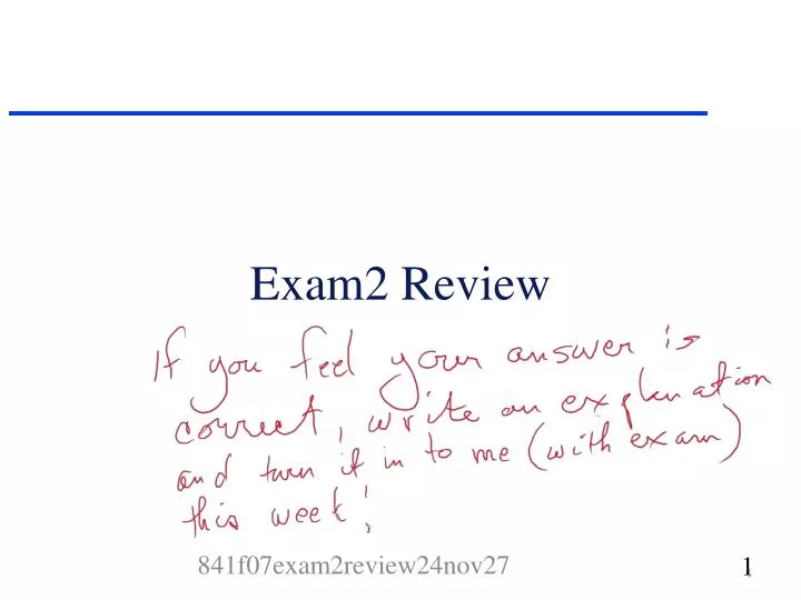 exam2 review