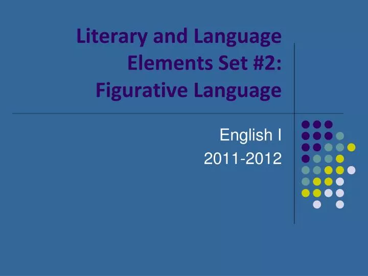 literary and language elements set 2 figurative language