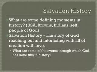 Salvation History
