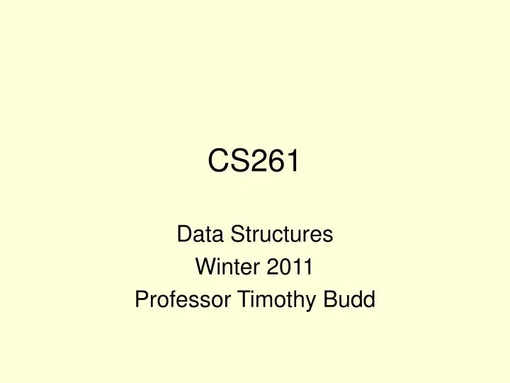 cs261