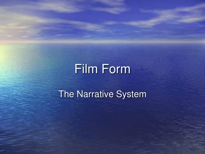 film form