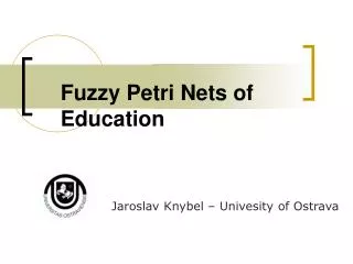 Fuzzy Petri Nets of Education