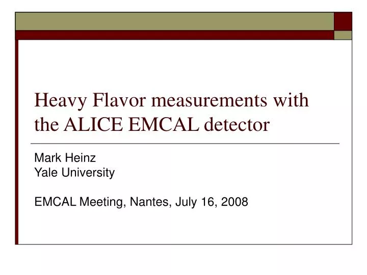 heavy flavor measurements with the alice emcal detector