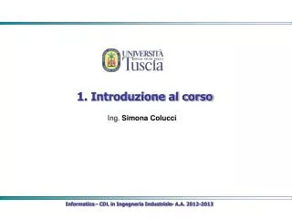 1 introduzione al corso