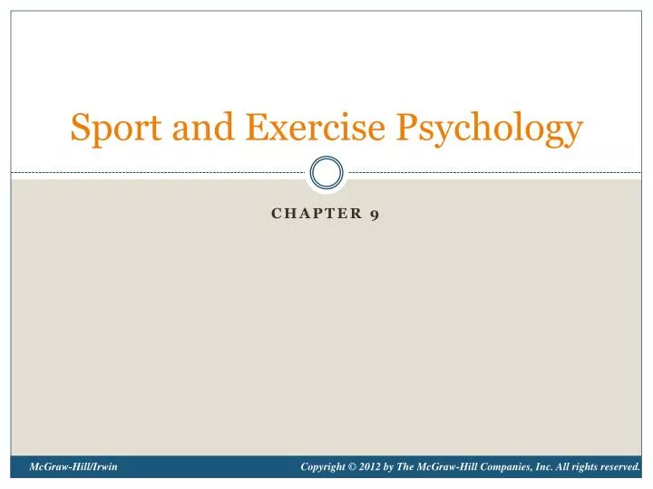 sport and exercise psychology