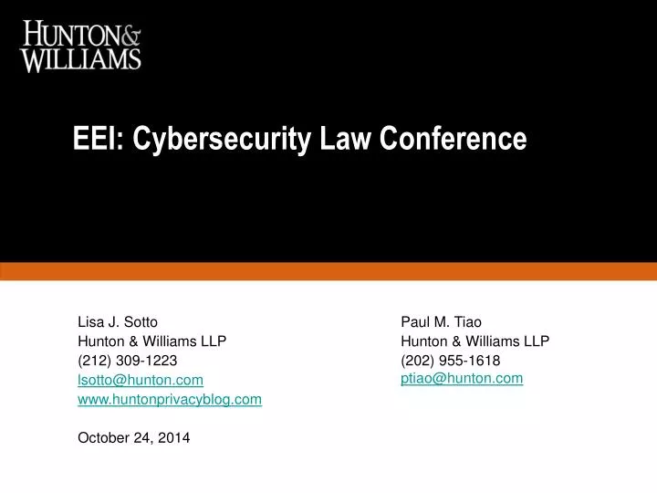 eei cybersecurity law conference