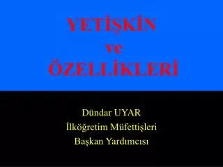 yet k n ve zell kler
